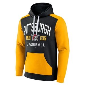 Fanatics Pittsburgh Baseball Black and Gold Hoodie